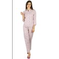 thumbnail image 2 of Bimba Womens Cotton Night Wear Printed Pajama Set Full Sleeve Shirt with Pyjama, 2 of 6