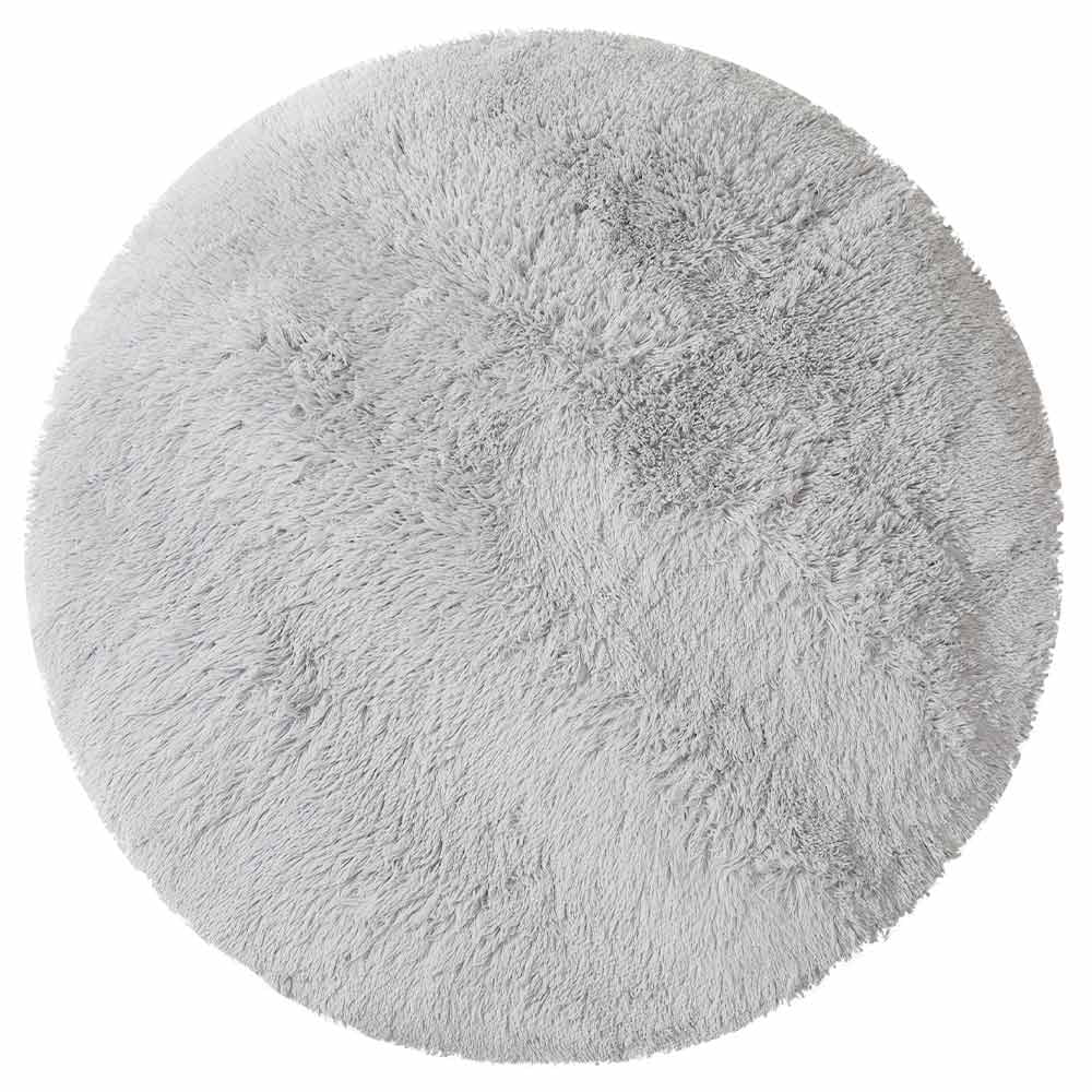 Frosted Latte Faux Fur Textured Papasan Chair Cushion by World Market