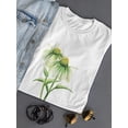 thumbnail image 3 of Cute Green Chamomile Flowers T-Shirt Women -Image by Shutterstock, Female Medium, 3 of 4