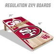 thumbnail image 4 of YouTheFan NFL San Francisco 49ers 2' x 4' Cornhole Game, 4 of 6