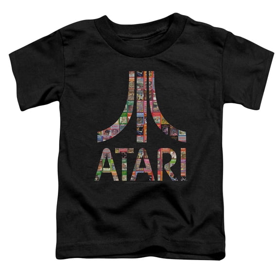 Atari Box Art S/S Toddler T-Shirt Black
