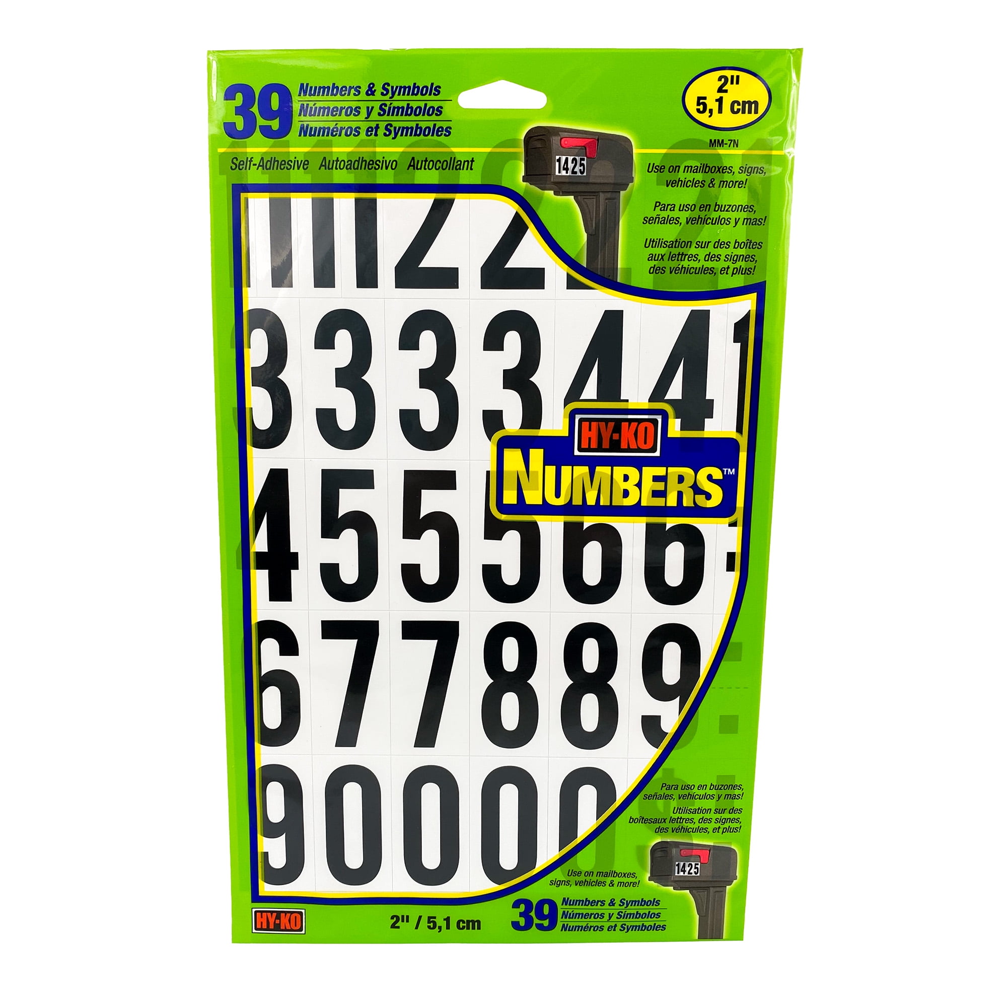 Letters or Numbers Vinyl Printing Two Inch Bottle Green Iron On Characters