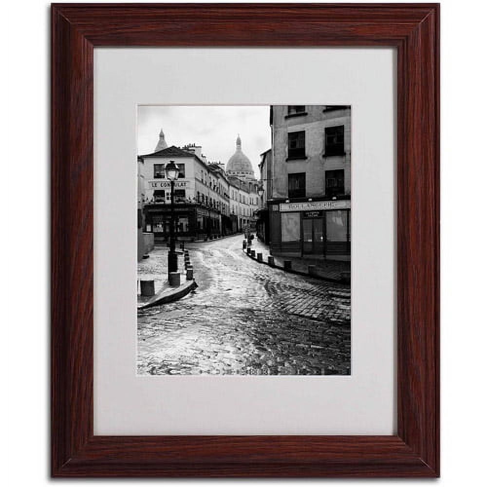 Trademark Fine Art "Montmartre" Framed Canvas Art by Chris Bliss