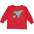 thumbnail image 3 of Inktastic Rocket Boys or Girls Long Sleeve Toddler T-Shirt, 3 of 5