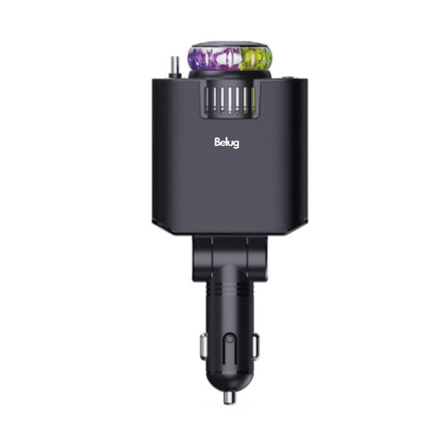Cargador Para Auto W&o 100w Rápida Carga Con Aromaterapia Belug Negro