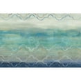 thumbnail image 3 of Coulter, Cynthia 14x11 Black Modern Framed Museum Art Print Titled - Abstract Waves Blue-Gray Landscape, 3 of 5