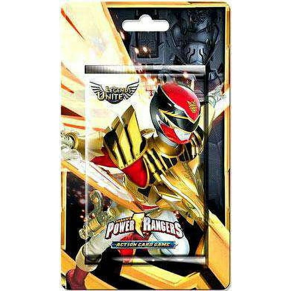 Power Rangers Action Card Game Legends Unite Booster Pack