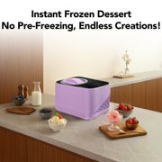 Whynter 0.8 Quart Compact Automatic Ice Cream Maker with Stainless Steel Bowl, Lilac Haze ICM-080-LH