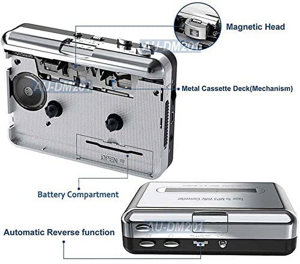 Lettore Cassette Portatile FiiO CP13 - Jack 3.5mm, Basso Wow & Flutter, Celeste
