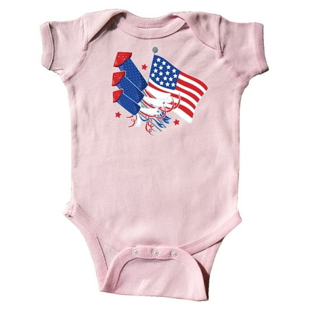 

Inktastic USA Flag Patriotic 4th of July Gift Baby Boy or Baby Girl Bodysuit
