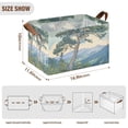 thumbnail image 7 of Yayeee Foldable Storage Basket for Shelves with Handles Waterproof Cloth Bins, Beige Mountain, 7 of 7