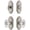 Satin Nickel, variant on Grandeur 826097 Arc Solid Brass Single Cylinder Keyed Entry Knobset And Deadbolt Combo