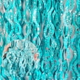 thumbnail image 3 of comerut 3Pcs Wavy Tinsel Foil Fringe Rain Curtain Star Print Wave Shape Rain Curtain Photo Booth Props Mermaid Birthday Party Decorations, 3 of 8