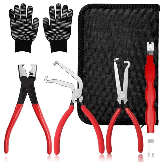 Juego de alicates de desconexión eléctrica Zeusora, 5 piezas, con guantes