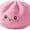 Pink, variant on Guvpev 12 Inch Giant Dumpling Plush Pillow, Cute Steamed Bun Food Plushie with Smile Face, Squishy Squeeze Stress Relief Toy for Adults Office & Couch Decor