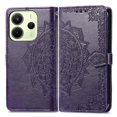 thumbnail image 2 of For Xiaomi Redmi Note 14 4G (163.25x76.55x8.16mm) Wallet Case Mandala Flower Leather Phone Cover Sta, 2 of 5