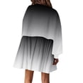 thumbnail image 3 of TJAZFJPA Robes de Gala pour Femmes Élégantes Mode Féminine Robe Chandail en Molleton Surdimensionnée Manches Longues Col Rond Pull Hauts Coupe Décontractée Chandails en Molleton Mini Robe Robe de Plage pour Invité de Mariage Robe de Fête Blanche, 3 of 4