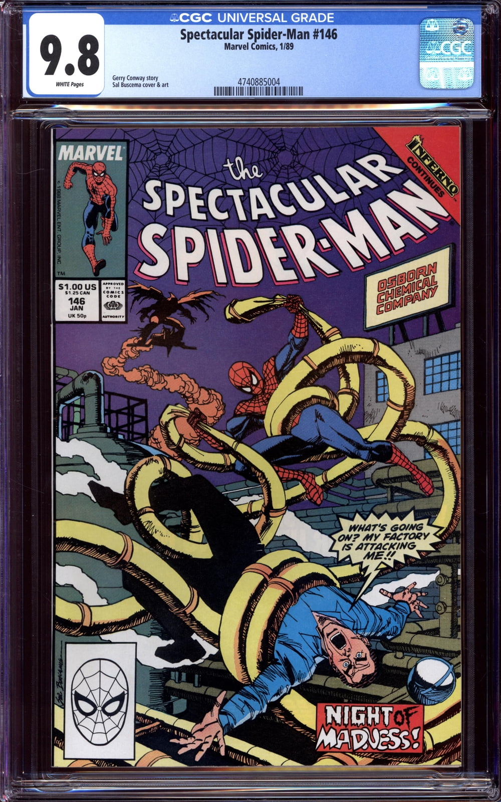 Cover of The Spectacular Spider-Man #146