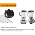 thumbnail image 5 of 5 Pack Mixer Rubber Coupler Clutch With Removal Tool For Kitchenaid 9704230 JA MXBC, 5 of 5