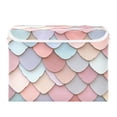 thumbnail image 7 of Yayeee Collapsible Cube Storage Bin with Lid Fabric Closet Decorative Basket with Handles, Art Pattern, 7 of 7