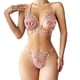 thumbnail image 1 of Gibobby Lenceria mujer sexy Lencería para mujer con encaje frontal abierto, ropa de dormir halter Nighty(Rosa, G), 1 of 5