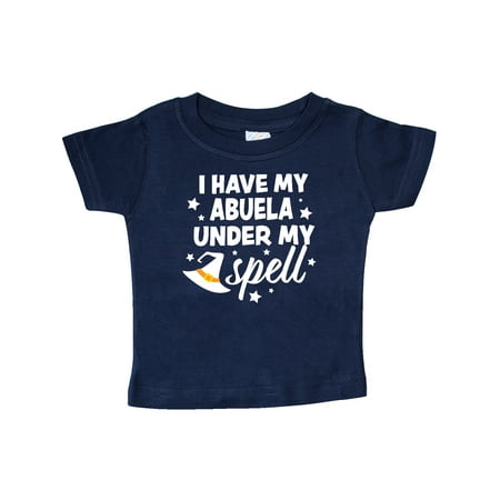 

Inktastic I Have Abuela Under My Spell with Cute Witch Hat Gift Baby Boy or Baby Girl T-Shirt