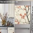 thumbnail image 3 of Yayeee Magnetic Dishwasher Cover for The Front Decoration Home Kitchen Machine Sticker Protector, Light Red Flowers, 3 of 6