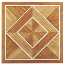 Roman Palace Collection 20 Pack of 12" x 12" Self Adhesive High Gloss (No Wax) Finish 1.2mm Thick Vinyl Tiles - White