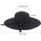 thumbnail image 3 of Sombrero de paja de ala ancha para mujer, gorra enrollable plegable y flexible, sombreros de playa de verano, 3 of 7