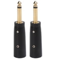 thumbnail image 2 of Adaptador de audio chapado en oro convertidor de enchufe de audio Adaptador mono Anti oxidación para micrófonos para reproductores ANGGREK Otros, 2 of 8