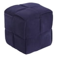 thumbnail image 2 of DOLITY Foot Rest Stable Protect Wood Floor Square Footstool for Office Home Nursery dark blue, 2 of 9