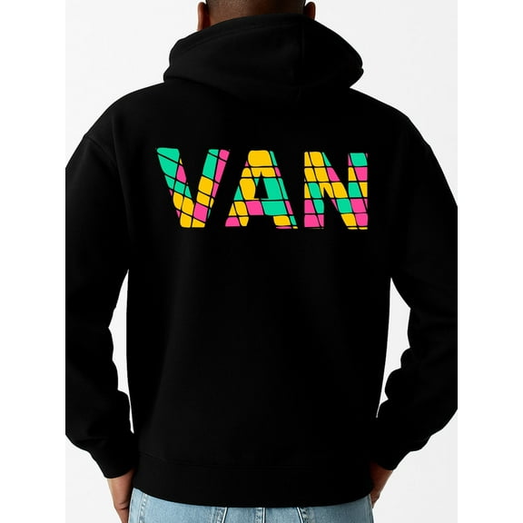VAN Hoodie funny hoodies mens sweater hoodie black Casual Solid Basic Hooded Sweatshirt Streetwear For Winter Fall, As Gifts vintage Classic Unisex Shirt Cotton tshirts