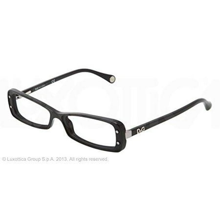 D&g Vintage Dd1227 Eyeglasses 501 Black Demo Lens 51 16 135
