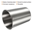 thumbnail image 4 of Unique Bargains Stainless Steel Planter Flowerpot Container Indoor Garden, Small 3 Pack, 4 of 5