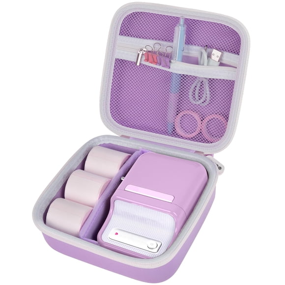 Funda ALKOO para impresora térmica inalámbrica NIIMBOT B21 morada