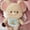 Milk tea color, variant on Cute Big‑Ear Mouse Plush Toy, Soft Fluffy Rat Stuffed Animal with Lace Bib & Cake Embroidery, Kawaii Sweet Plushie for Kids Gift & Home Decor