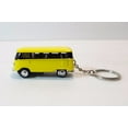 thumbnail image 2 of 2.5" Kinsmart 1962 VW Volkswagen Bus Diecast Toy Car Keychain 1:64 Yellow, 2 of 3