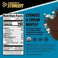 thumbnail image 4 of Honey Stinger Organic Gluten Free Cookies and Cream Waffle - 1pk: Ready to Eat Snack Bar, 1.06 oz, 1g Protein, 4 of 5