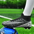 thumbnail image 4 of Outdoor Sports Men's Soccer Cleats Indoor Turf Lightweight Performance Training Soccer Shoes Soft Ground Athletic Football Boots, 4 of 7