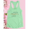 thumbnail image 3 of Minimalistic Moms Day Racerback Tank Women -Image by Shutterstock, Female Medium, 3 of 4