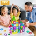 thumbnail image 3 of ShowyLive  Magnetic Tiles 110PCS Magnet Building Set 3D Construction Building Blocks with 2 Cars Educational Learning Toys for Boys and Girls 3-12Years Birthday Gifts to Your Princess and Prince, 3 of 8