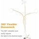 thumbnail image 5 of Clip On Lamp Liseuse 3 Modes De Couleur 3000-6500k 10 Luminosit Dimmable 360 ​​Flexible Col De Cygne Led Lampe De Bureau Avec Pince Protection Des Y, 5 of 5