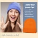 thumbnail image 3 of Minnieouse Beanie Caps Cuffed Wool Knitted Uisex Hat Moda Hip Hop Casual Skullies Brimless Cover Accesorios Invierno púrpura Sombreros naranja brillante Minnieouse AP010843-23B, 3 of 6