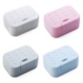thumbnail image 1 of Jabonera impermeable portátil de viaje con almohadilla de esponja absorbente, caja de jabón para lavado de cara con cerradura y caja de jabón con tapa, 4 Uds. XianweiShao 8390611324889, 1 of 1