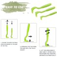 3 Tick Tweezers, Green, Tick Hooks, Tick Traps, Tick Traps for Dogs and
