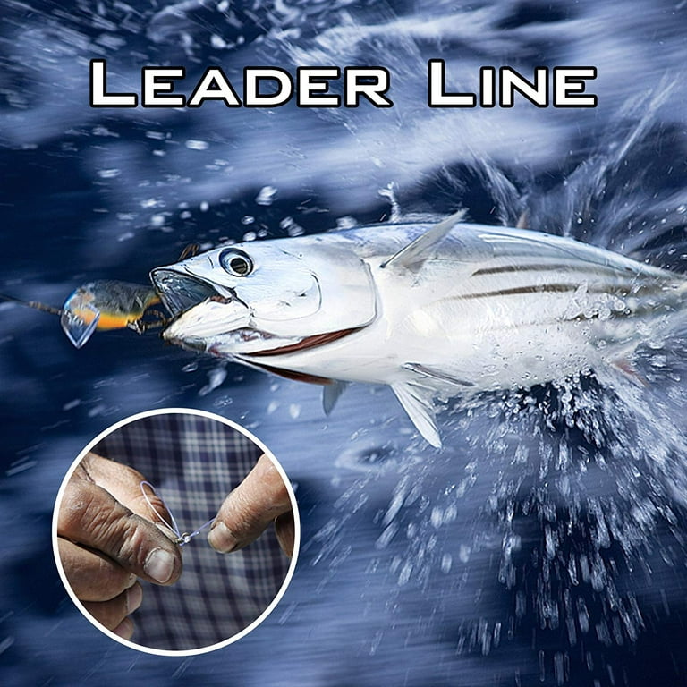 KastKing DuraBlend Monofilament Leader Line - Premium Saltwater Mono Leader  Materials - Big Game Spool Size 120Yds/110M