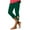 Green, variant on WIZUTIZ Workout Leggings for Women Capri Retro Stylish Slim Tie Side Bow Tie Yoga Trousers Spandex Elastic High Waist 3/4 Length Trousers Solid Trousers for Lady Yoga Street Green