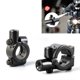 thumbnail image 2 of Pack of 2 Handlebar Rearview Mount Clamp 8mm/10mm Thread Motorbike 7/8" Handlebar Adapter Motorbike Accessories Silver, 2 of 4