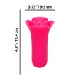 thumbnail image 2 of CalExotics Naughty Bits Lily Licker Mini Flower Flicker Rechargeable Silicone Clitoral Vibrator, Pink, 2 of 5
