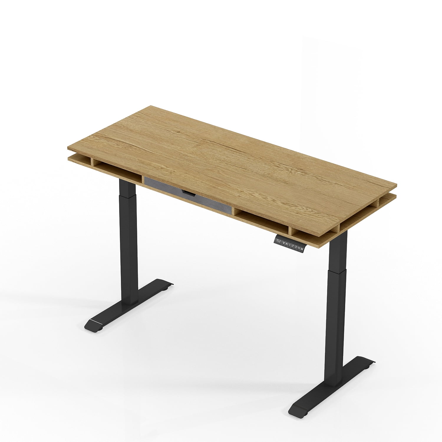 Kadyn Tobacco Wood Lift Table, Electrical Adjustable Table for Office, Lift Top MDF Coffee Table with Steel Frame, Yellow Kadyn Tobacco Wood Lift Table, Electrical Adjustable Table for Office, Lift Top MDF Coffee Table with Steel Frame, Yellow